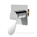 Chrome concealed shower mixer body with 1 output